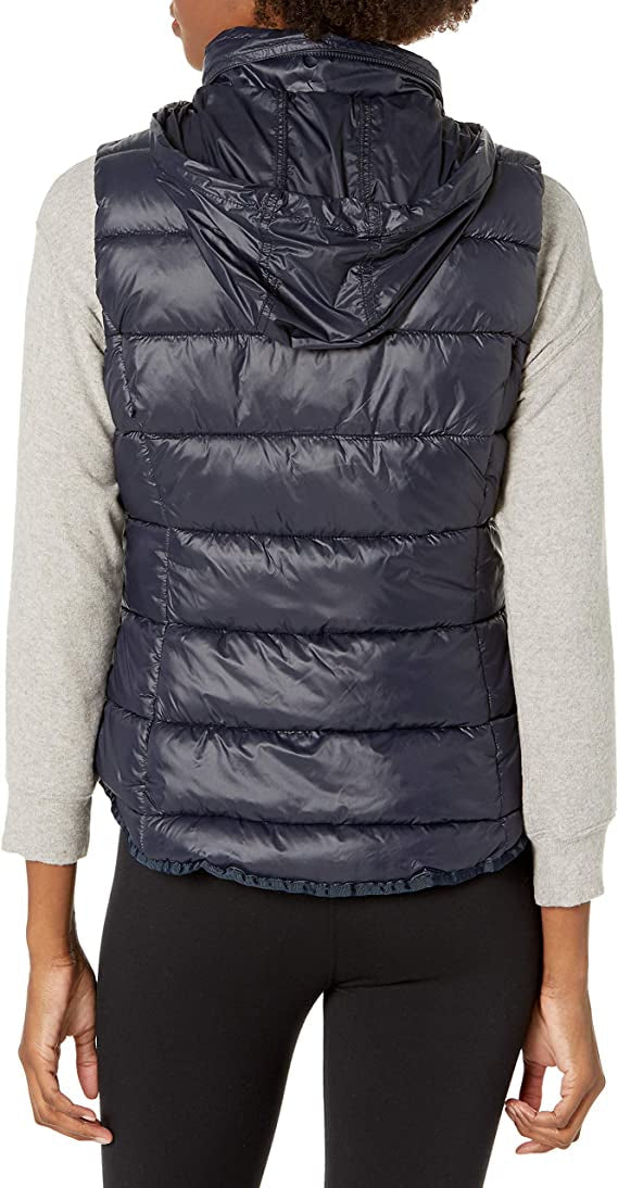 Blue Puffer Vest for Women