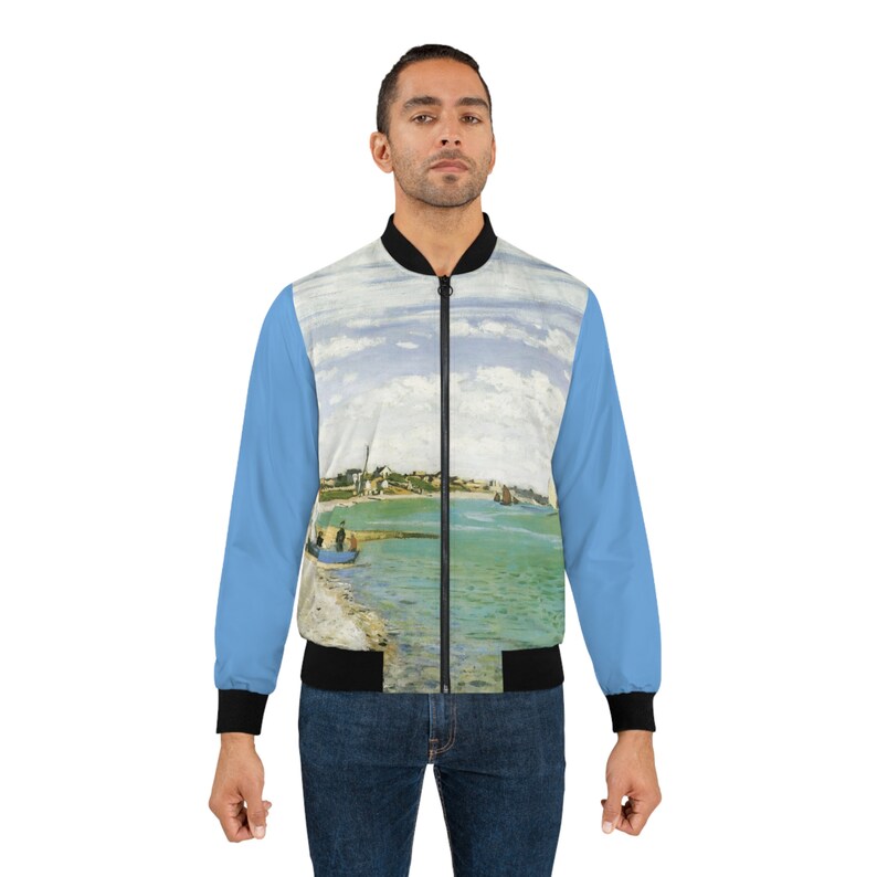 Men’s Classic Bomber Leather Jacket – Stylish Lightweight Flight Jacket for Everyday Wear