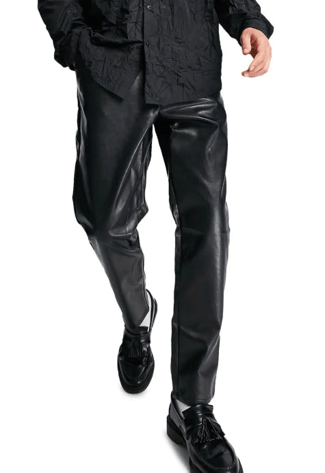 Men's Black Leather Pants – Timeless Style & Ultimate Comfort