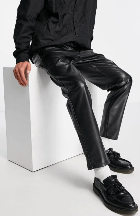 Men's Black Leather Pants – Timeless Style & Ultimate Comfort