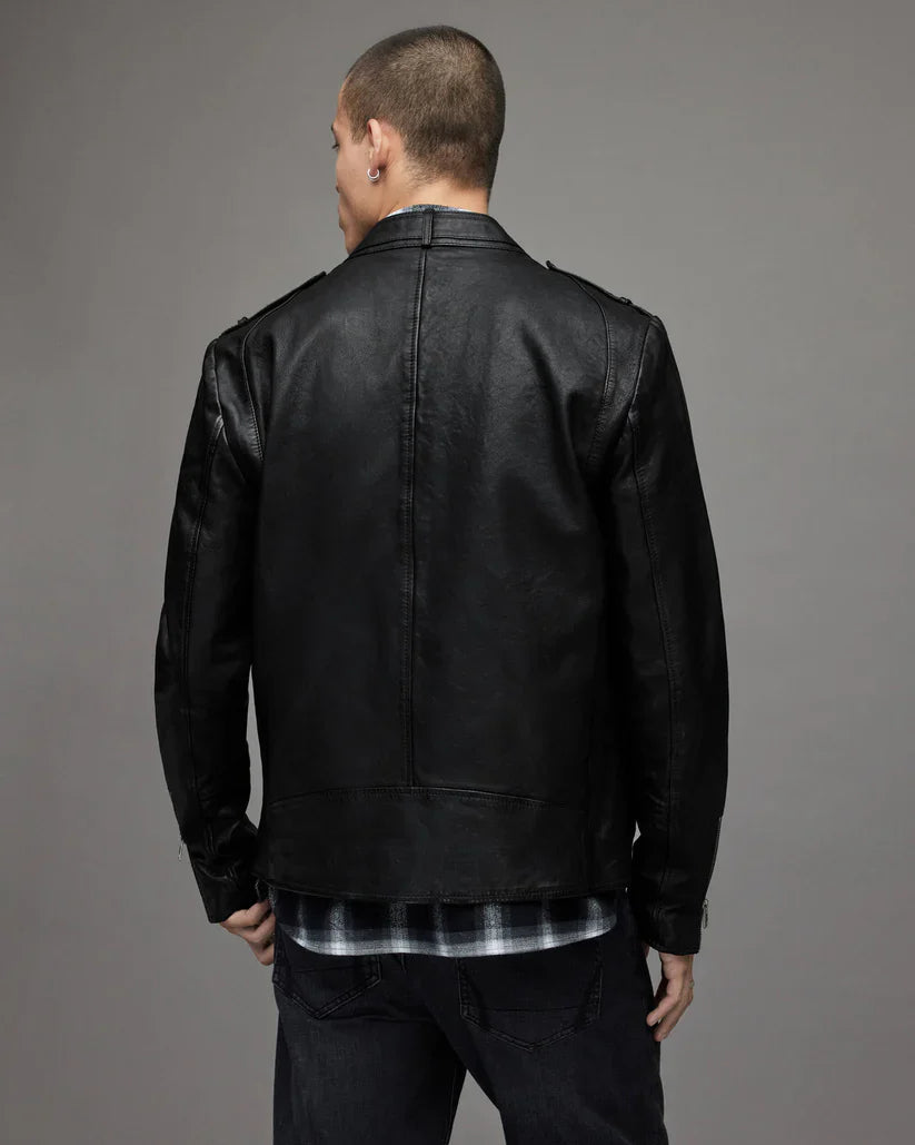 Men's Black Moto Leather Jackets
