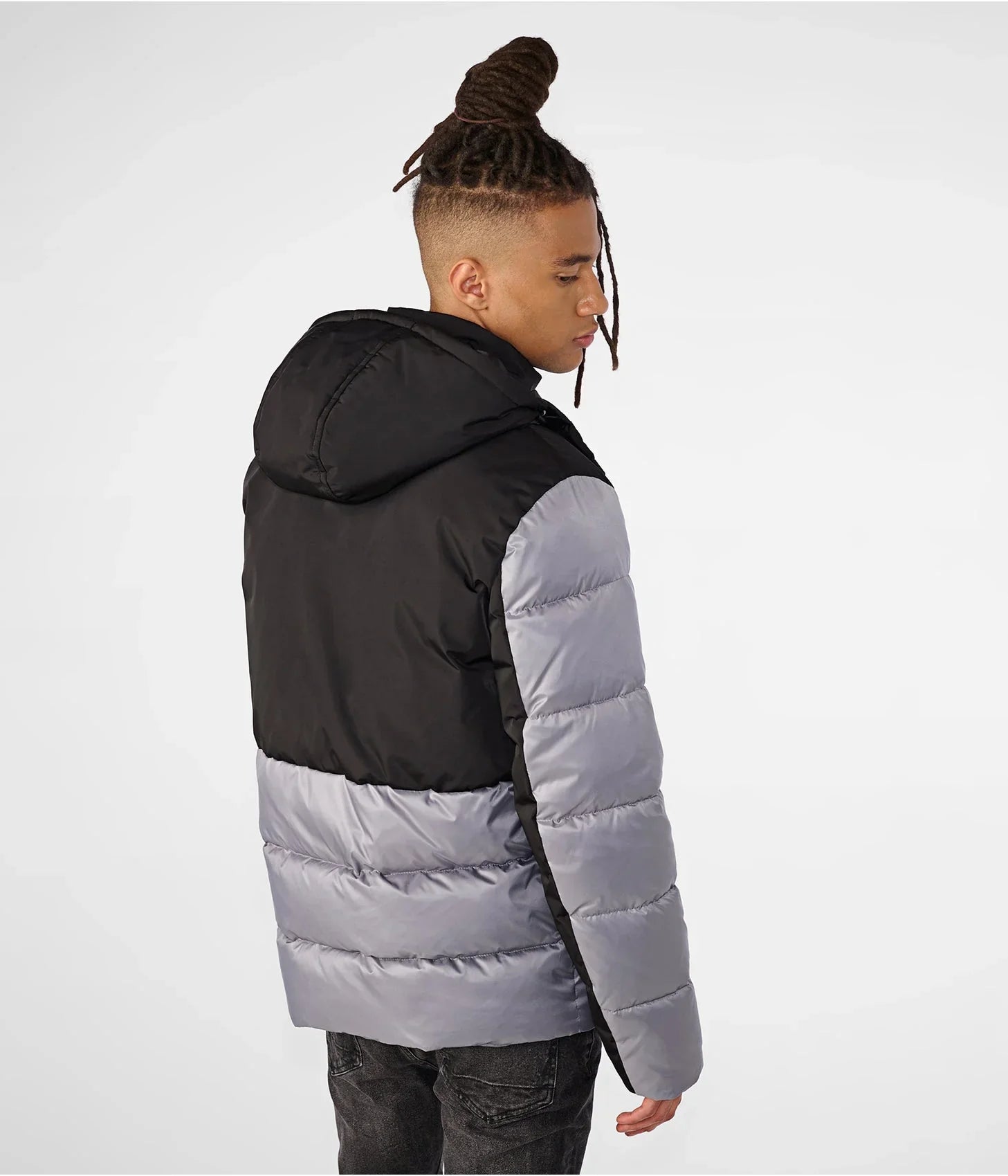 Men’s Puffer Jacket with Removable Hood – Lightweight Winter Outerwear