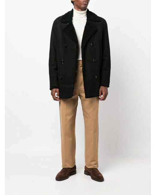 Men’s Black Suede Sheepskin Leather Blazer – Luxury & Style