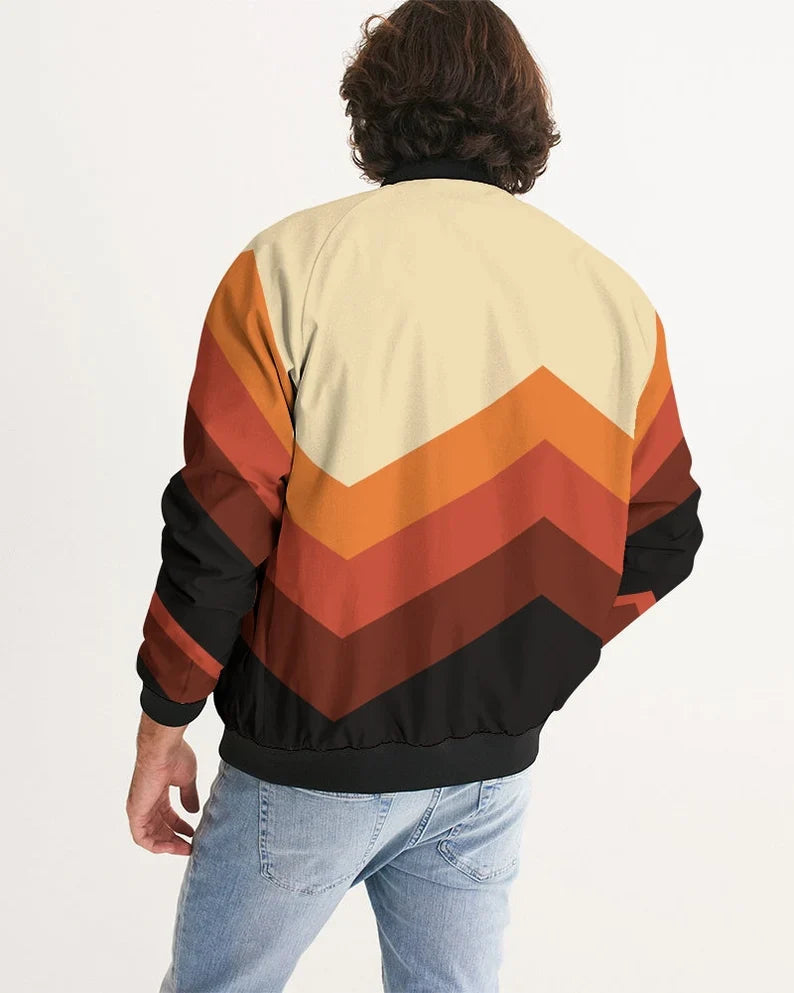 Men’s Autumn Bomber Jacket – Lightweight Fall Colors Casual Jacket for Stylish Everyday Wear