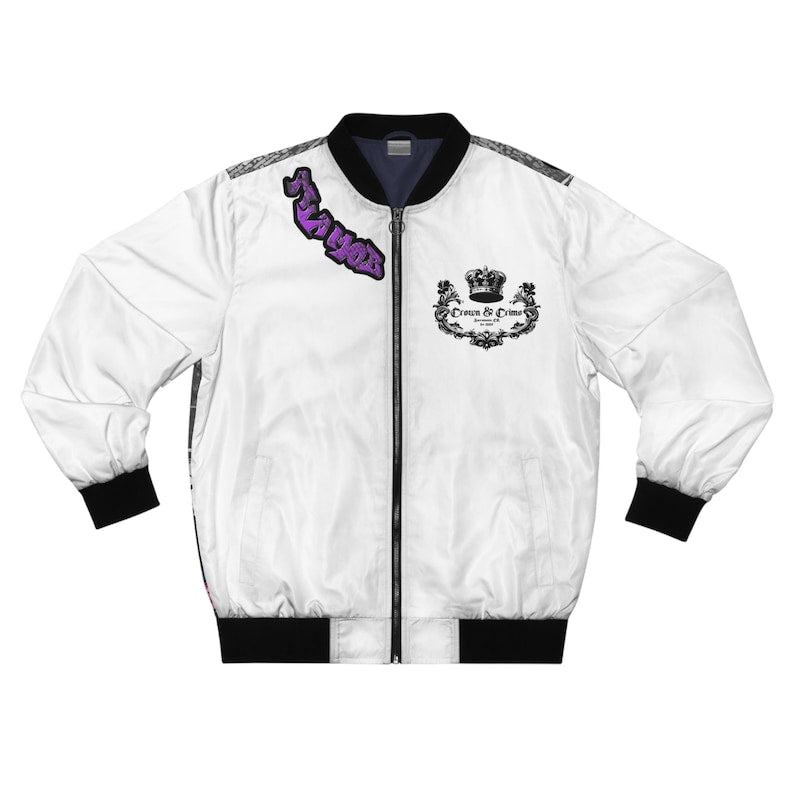 WET Men’s Waterproof Bomber Jacket – Stylish Lightweight Windbreaker for All-Weather Wear