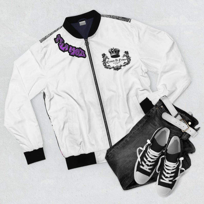 WET Men’s Waterproof Bomber Jacket – Stylish Lightweight Windbreaker for All-Weather Wear