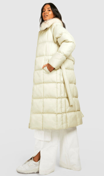 Off-White Women's Belted Puffer Trench Coat